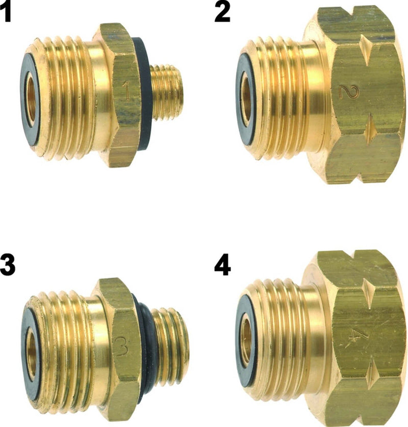 Euro set voor gasflessen