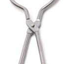 Smeltkroes tang ingezoomd